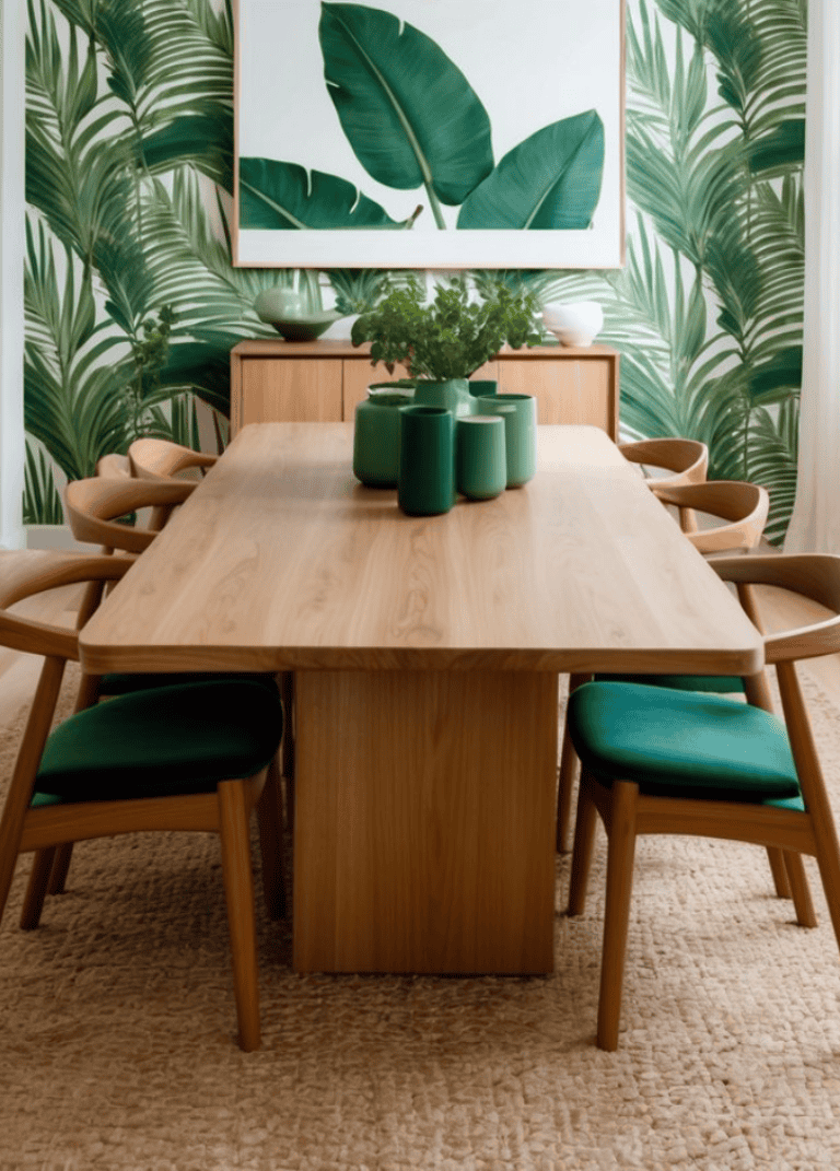 23 Green Dining Room Ideas for a Fresh, Earthy Appeal - We Heart Cozy