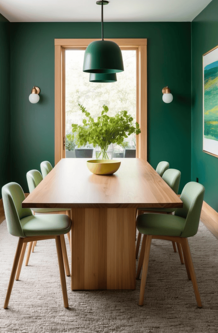 23 Green Dining Room Ideas for a Fresh, Earthy Appeal - We Heart Cozy