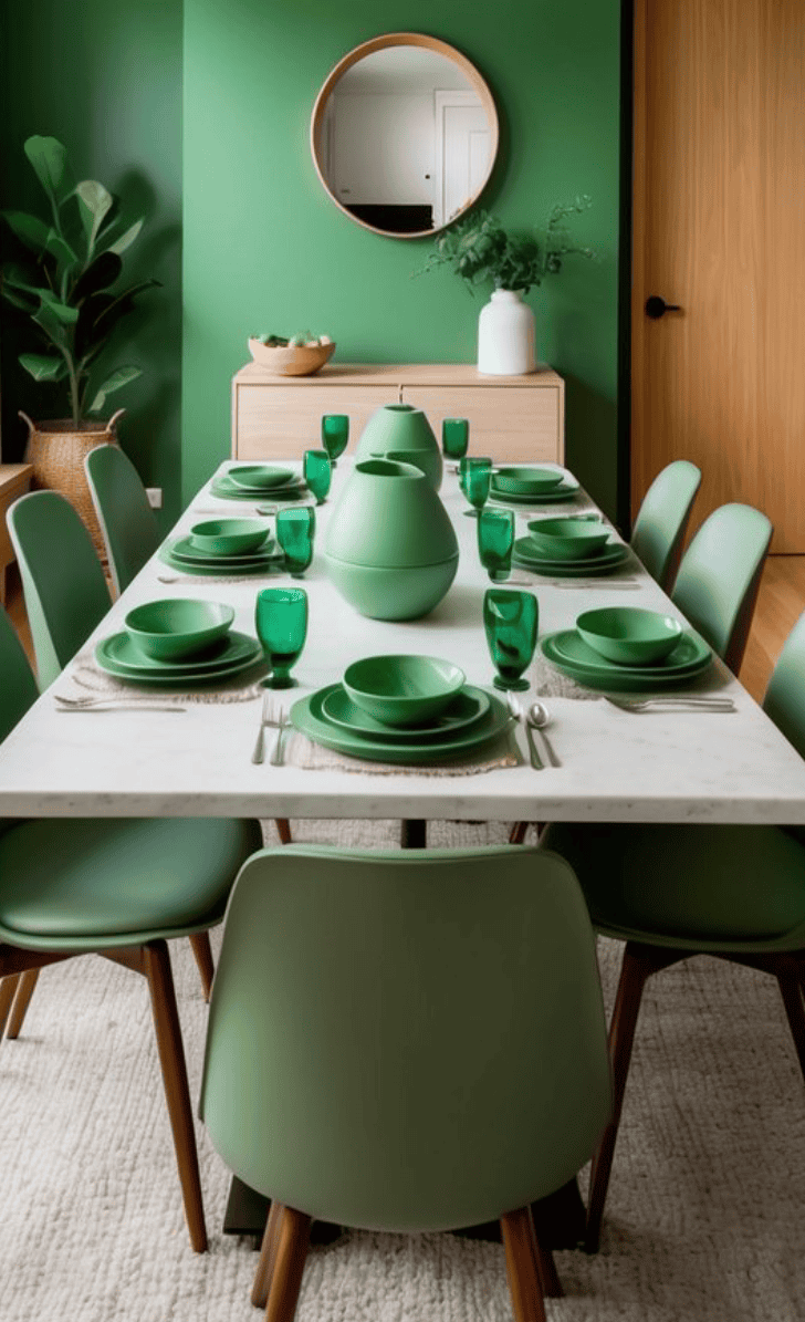 23 Green Dining Room Ideas for a Fresh, Earthy Appeal - We Heart Cozy