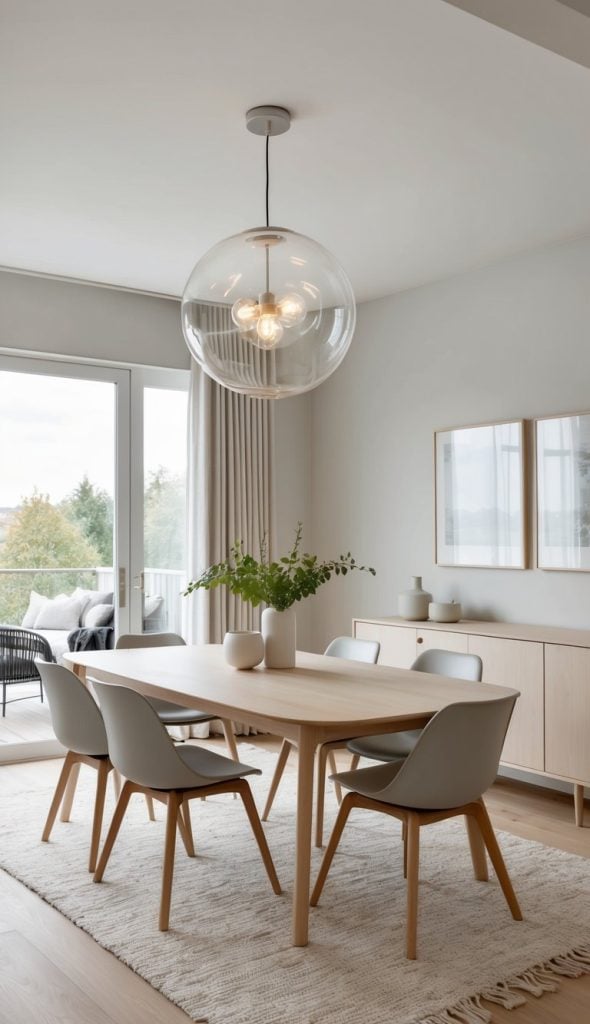 35 Scandinavian Dining Room Ideas for Cozy Simplicity - We Heart Cozy
