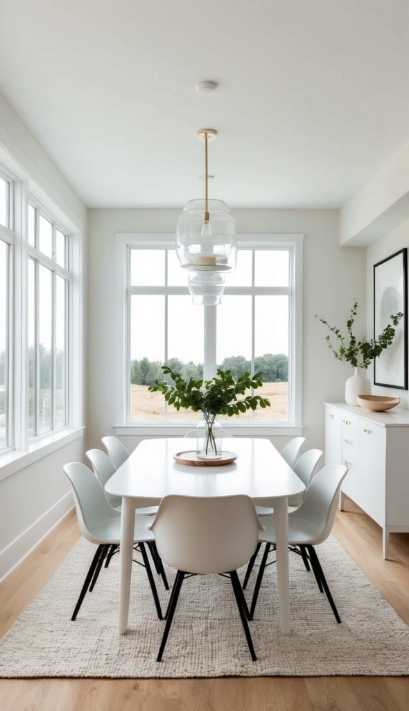 32 White Dining Room Ideas for Bright, Airy Spaces: Refreshing Designs ...