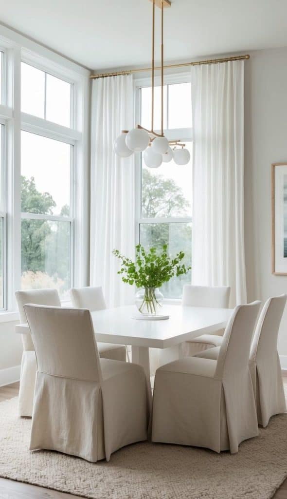 32 White Dining Room Ideas for Bright, Airy Spaces: Refreshing Designs ...