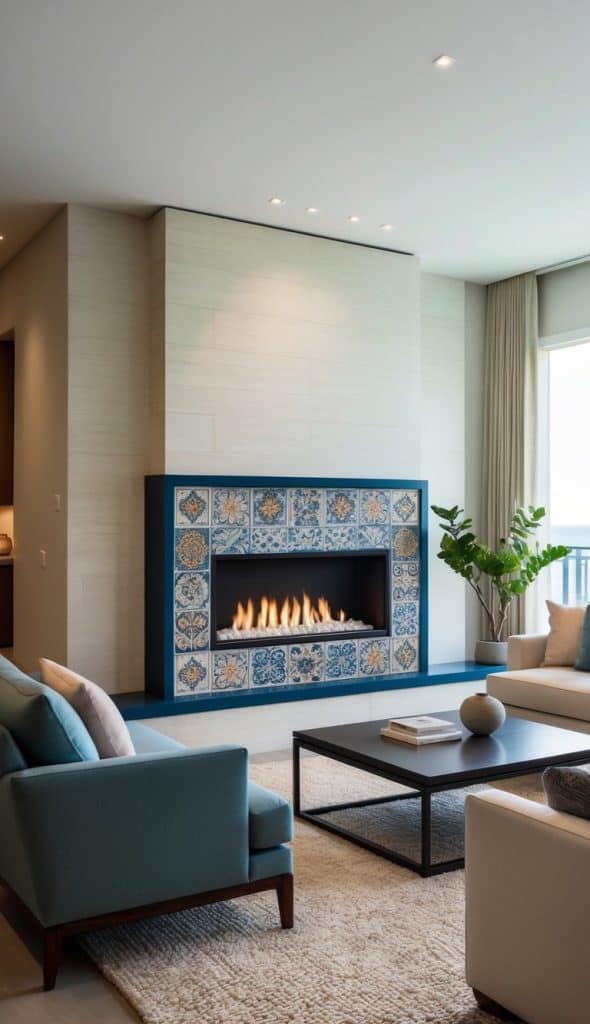 34 Fireplace Tile Surround Ideas for a Hearth with Style - We Heart Cozy