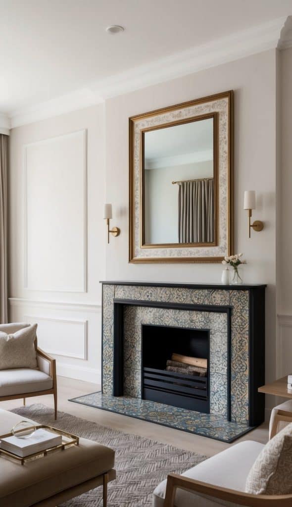 34 Fireplace Tile Surround Ideas for a Hearth with Style - We Heart Cozy