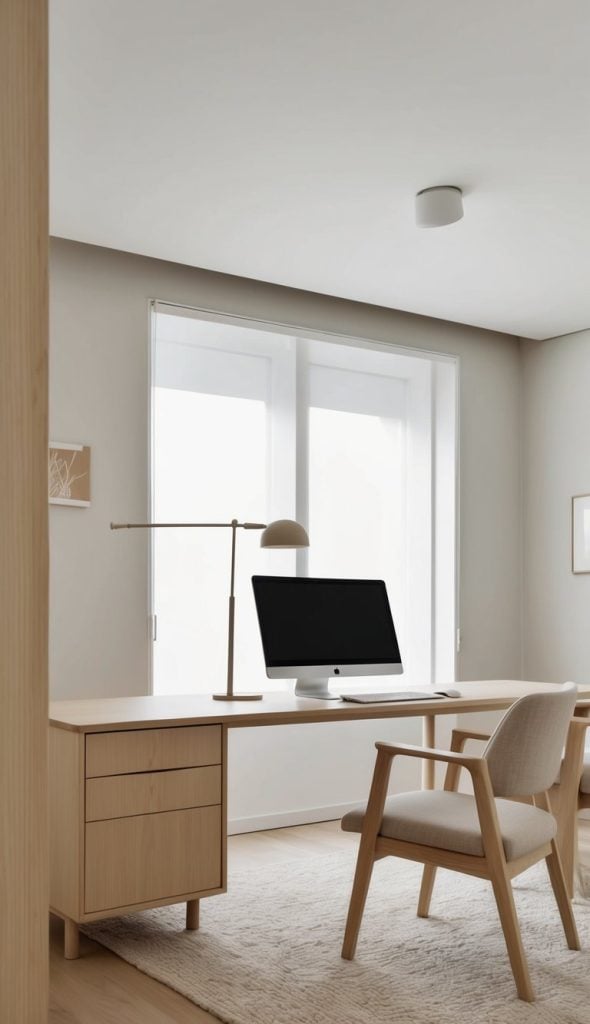 27 Scandinavian Home Office Ideas for a Cozy, Chic Workspace