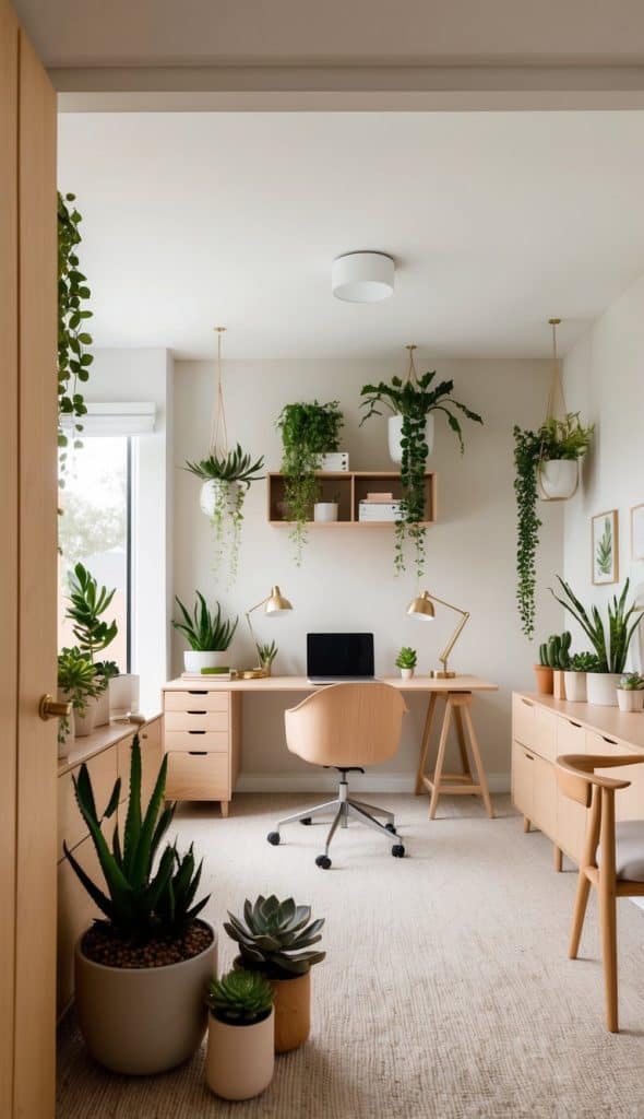 27 Scandinavian Home Office Ideas for a Cozy, Chic Workspace - Small Office Decor Ideas Scandinavian