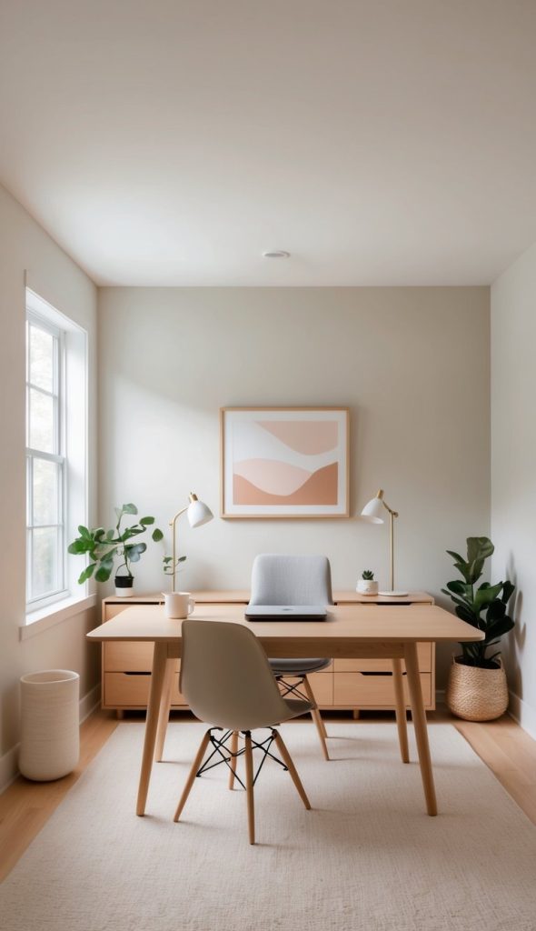 Picture of 27 Scandinavian Home Office Ideas for a Cozy, Chic Workspace