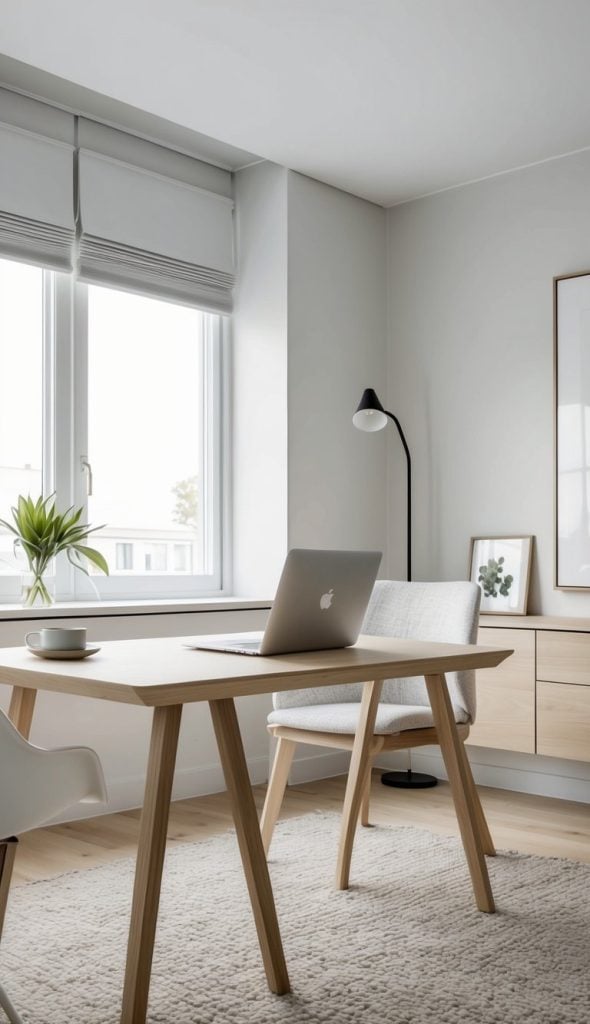 27 Scandinavian Home Office Ideas for a Cozy, Chic Workspace