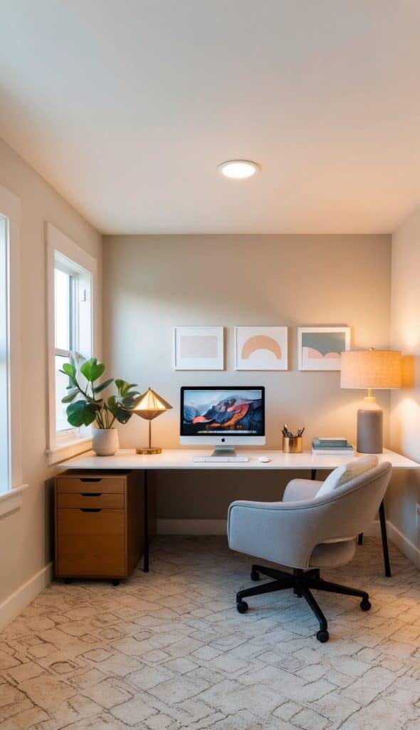 30 Cozy Home Office Ideas for a Comfortable Workspace: Create Your ...