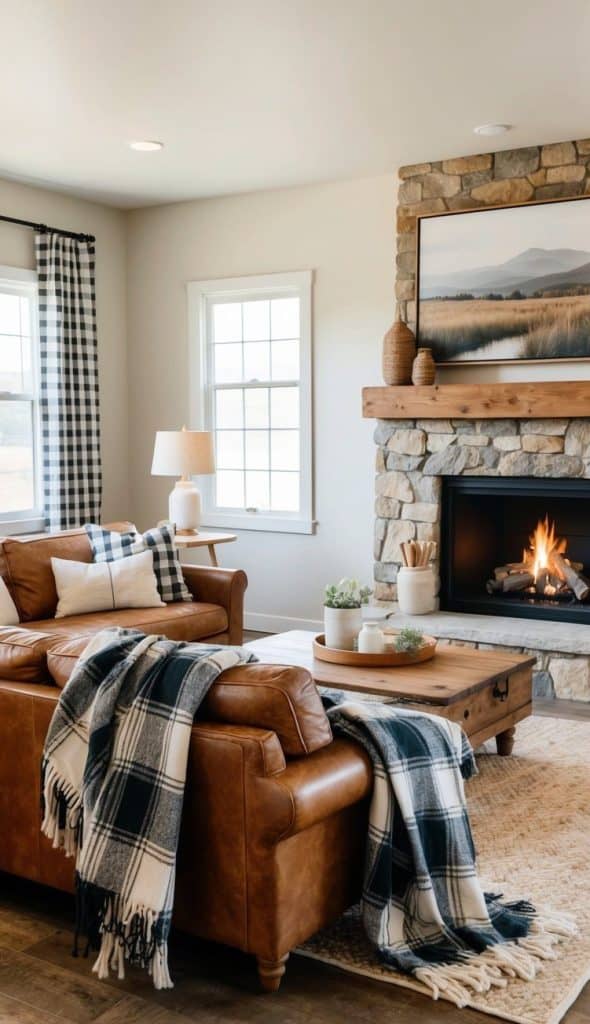 21 Cozy Farmhouse Living Room Ideas That Embody Rustic Charm - We Heart ...