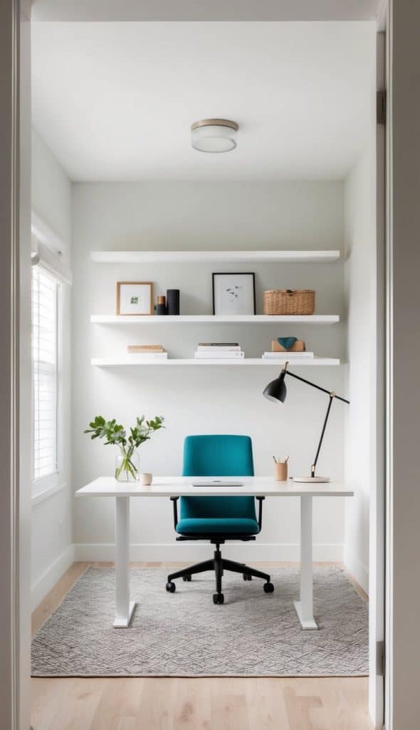 19 White Home Office Ideas for a Bright and Airy Look: Create Your ...