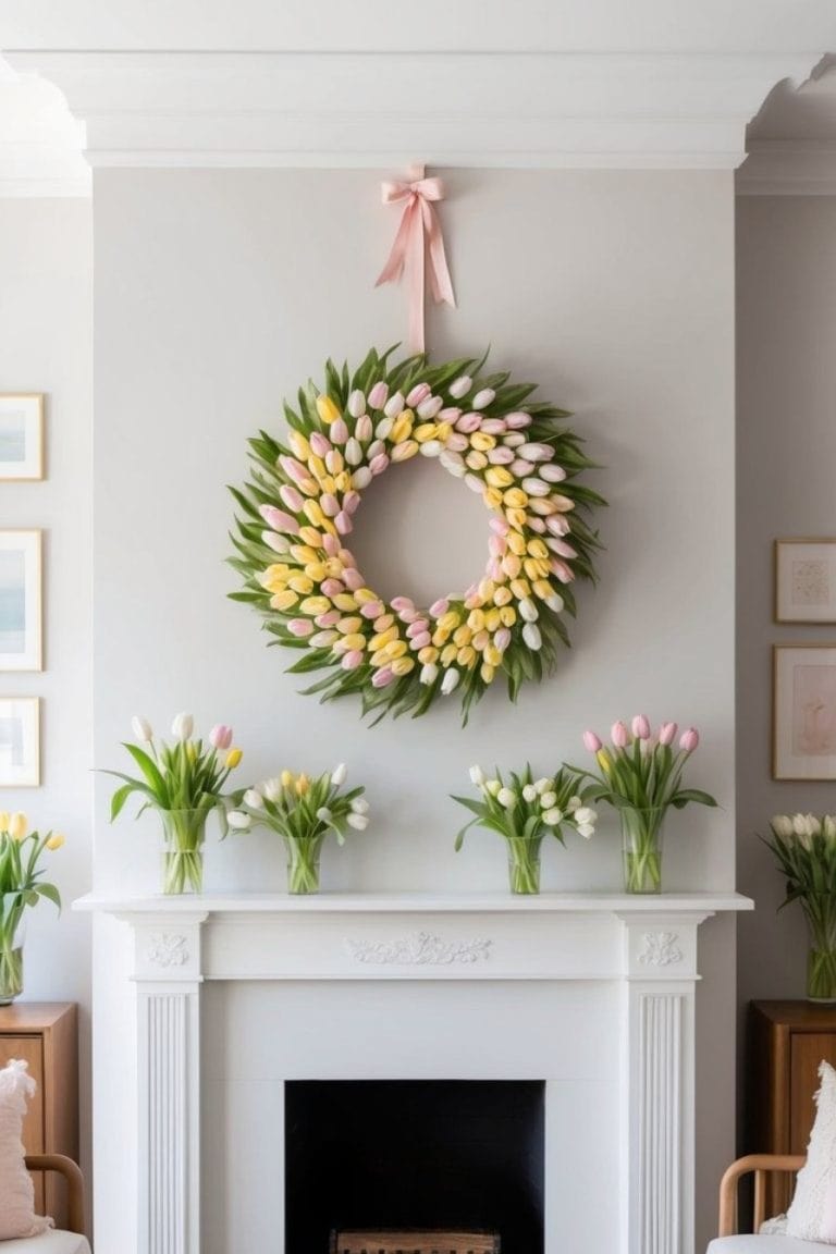 30 Spring Mantel Decor Ideas for a Fresh Start: Brighten Your Home with ...