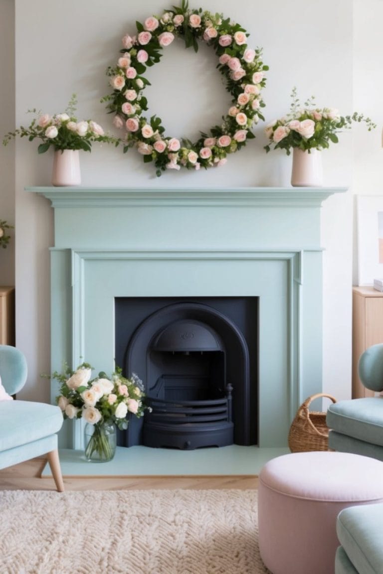 30 Spring Mantel Decor Ideas for a Fresh Start: Brighten Your Home with ...