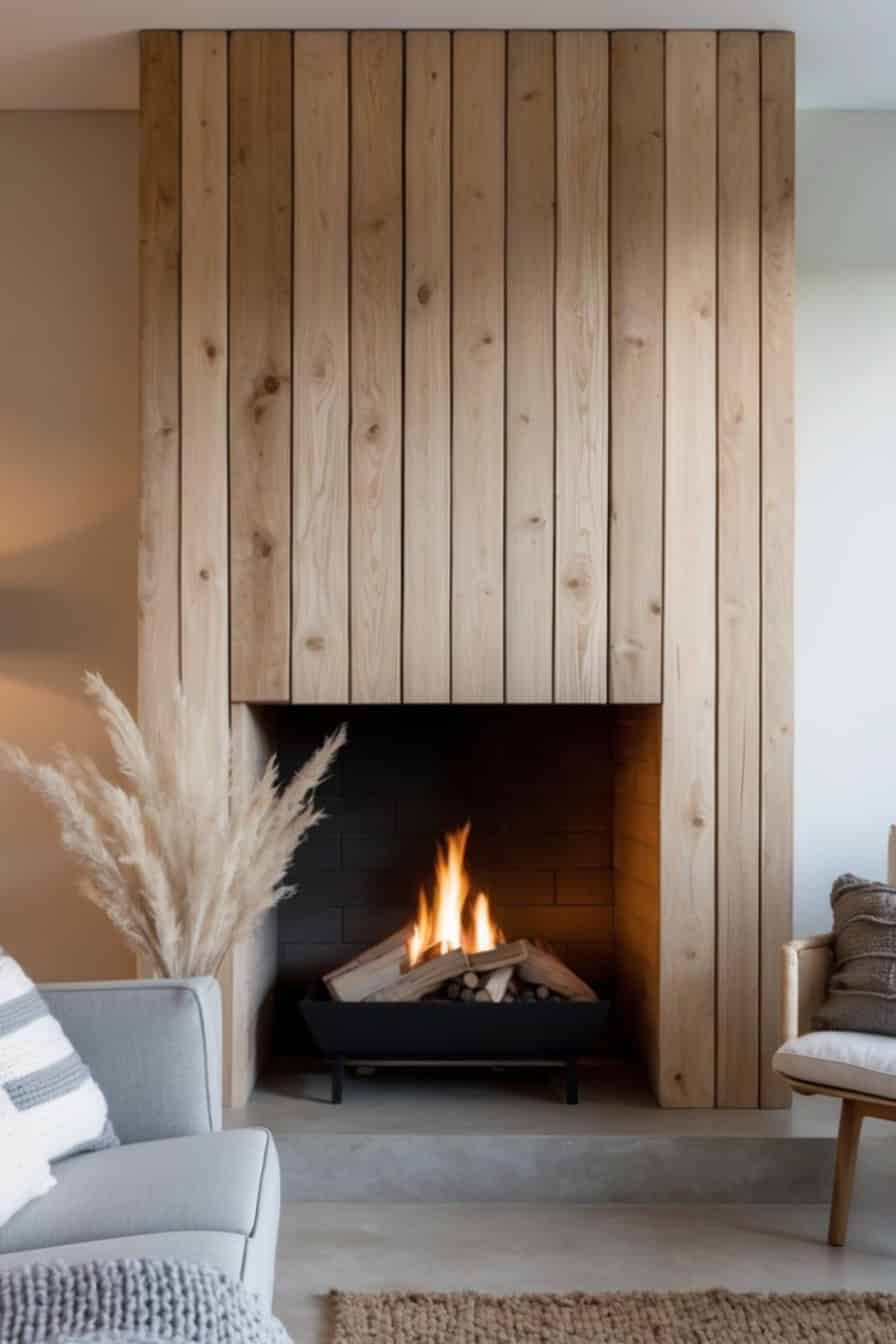 36 Rustic Wood-Burning Fireplace Ideas for Cozy Comfort