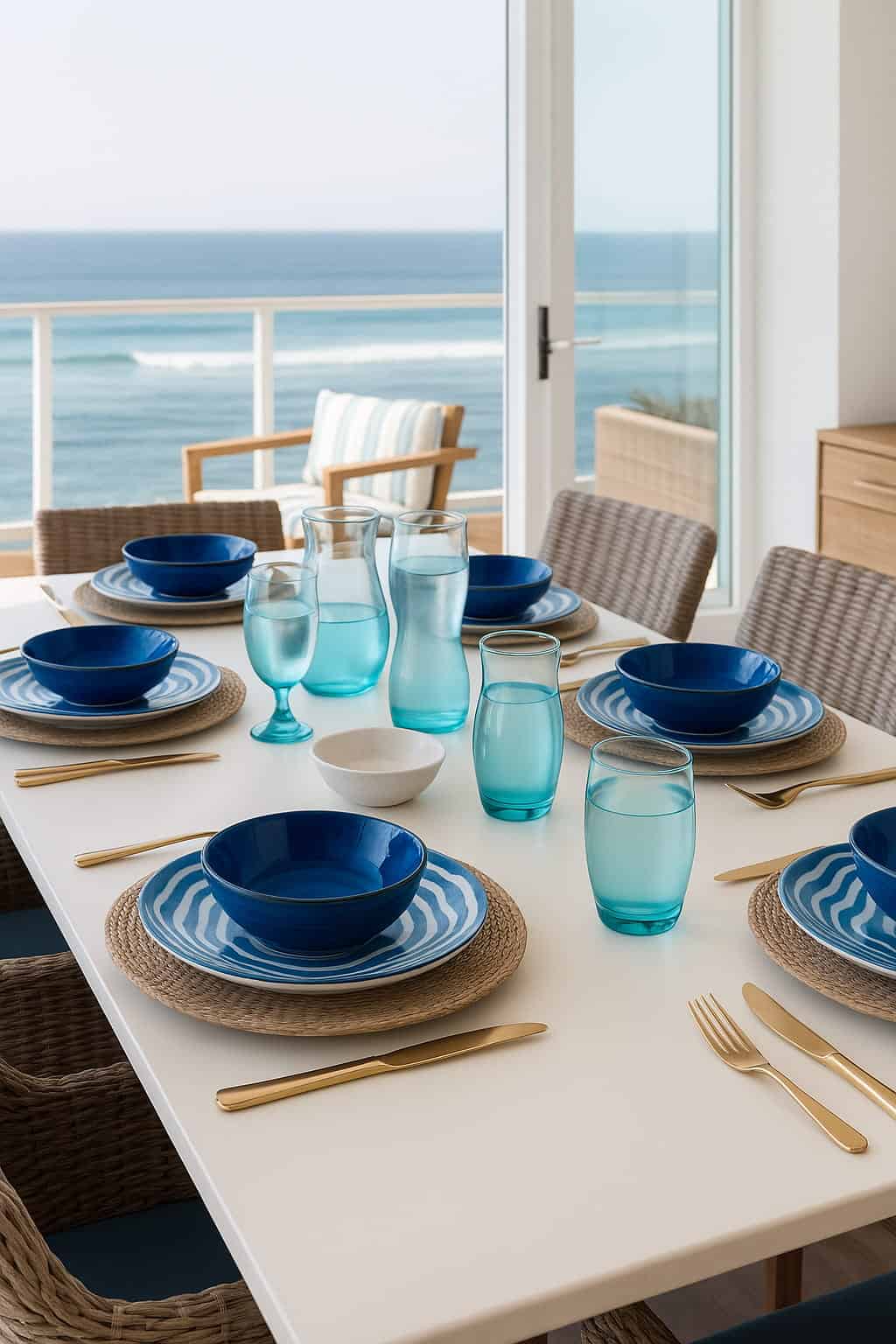 Picture of 18 Coastal Dining Room Ideas for a Relaxing Retreat: Bring the Beach ...