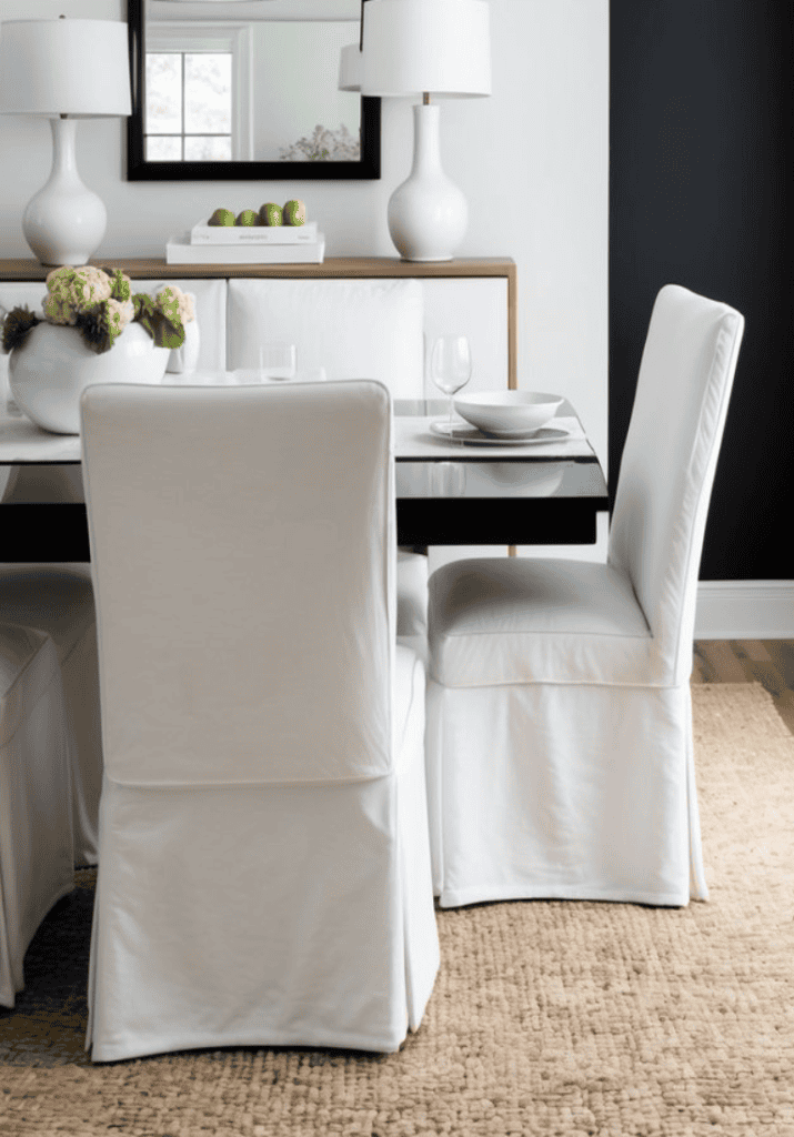 30 Black and White Dining Room Ideas for a Timeless Contrast - We Heart ...