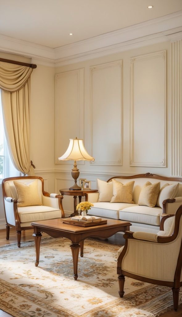 Picture of 2 Set Solid Wood End Table with Storage Drawer & Open Shelf, Cherry ...