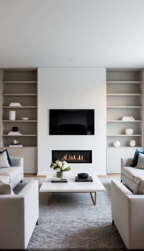 27 Fireplace Built-Ins with Shelves for Practical Storage - We Heart Cozy