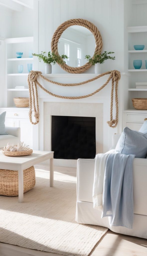 22 Chic Coastal Mantel Ideas to Capture the Essence of the Shore